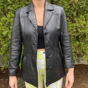 ❤️‍🔥Wilson’s black leather jacket❤️‍🔥